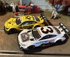 1 32 Slot Cars Two Carrera Dtm - One Mercedes Amg And One Bmw M4