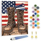 Paint By Numbers Kit For Adults Independence Day paint By Number D-001-boots