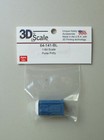 1 64 Blue White Construction Site Porta-potty Plastic 3d To Scale Diorama Part