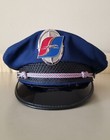 Vtg Greyhound Bus Drivers Uniform Badged Hat And Tie   b1 419 