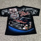 Vintage Dale Earnhardt Shirt Mens Large Black Nascar Racing Chase Authentics 90s