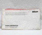 Nikon Nuvis 300 P s 35mm Film Camera Manual Guide Instructions Book