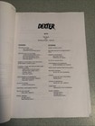2010 Dexter Original Shooting Script Showtime My Bad Michael C Hall Episode 501
