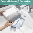 Toothbrush And Toothpaste Holder Drainage For Bathroom Countertop With Adjust   