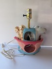 Noahs Ark Ceramic Lamp Nursery Decor Works And Needs New Shade