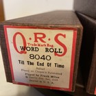 Lot Of 6 Vintage Qrs Player Piano Rolls