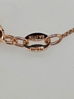 Sterling Silver 925 Rose Gold Boxlink Necklace For Women