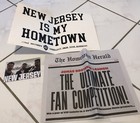 Jonas Brothers New Jersey Jonascon Postcard Newspaper Lot Set Gfyh Hometown Tour