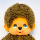 Monchhichi Vintage 1980s L Size Plush Monkey Doll Blue Eyes Thumb Sucker Rare