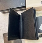 Mb113223 Black Leather Card Holder Sartorial 4cc Mini Wallet Formen