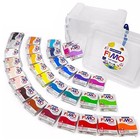 57g Polymer Modelling Clay - 25 Colors  Oven Bake Moulding Clay In Clear Tub
