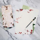Stationery Paper And Envelopes Set 60pcs Stationary Set  10 Different Color