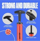 Sportbit Ballpump For Sports Balls - Basketball Pump Sport - Red