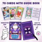 Meows Tarot Card Deck With Guidebook For Adults Beginners Cute Cat 