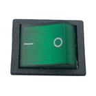 Canal R Series Rocker Switch Green Double Pole 20a 16a 125v 250v