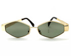 Celine Cl40254u Sunglasses 30n Gold   Green Lenses Size 58 New