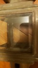 Antique Pair Of 19th Century Brass Bevel Glass Carriage Lamps Lanterns 