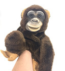 Vintage 1980s Child s Playmate Monkey Chimpanzee Hand Puppet