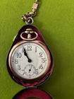 15 Jw Sonia Depose French Military Silver Pocket Watch In Holder -runs