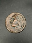 Joe Beeler Kiowa Bronze Medallion 2004 Eddie Basha Western Art Medal 3 5   