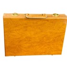 Vintage Faux Leather Briefcase     Howe Industries Mid-century Attach