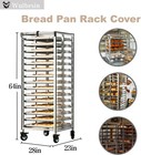 Bread Pan Rack Cover 28  Lx23 28     X 23     X 64   Transparent 
