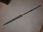Old Or Antique Tribal African Metal Spear