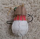 Winter Holiday Christmas Season Snowman Ornament Decoration 