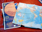Map Grab Bag  Lot Of 10  Fold-out Maps posters From National Geographic Society