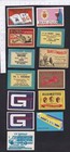 Vintage Matchbox Labels - Varied Lot  27 Labels 