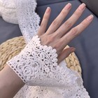 Cotton Lace Trim  Embroidery Guipure Vintage Trim  Scalloped Lace 3 5 Inch Wide