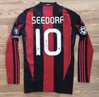 Ac Milan Match Worn Game Used  Issue Shirt Jersey