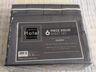 Hotel Signature Collection Queen Sheet Sheet Set 6 Piece Grey Gray New