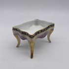 Vintage Hand Painted Nippon Trinket Jewelry Dresser Holder Box Floral Design