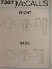 Oop Mccalls 7307 Misses Jacket Blouse Skirt   Pants Pattern 10-12-14 16-18-20 Uc