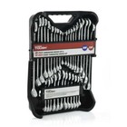 32 Piece Combination Wrench Set Portable Metric Sae Standard Mechanic Tool Kit 