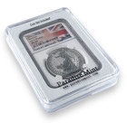 6 X Paradise Mint Brand Single Coin Storage Boxes For Ngc Slabs White Insert