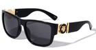 Men Sunglasses Dark Lens Rappers Retro Style Shades Gold Lion Head Fashion New