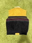 Vintage Guide Gear Aztec Pattern Suede Vest  Size Large    