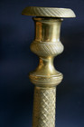 Pair Of Antique 19th Century Brass Candlesticks