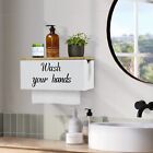 Solid Wood Paper Towel Dispenser Wall Mount Commercial Paper Towel Holder With L