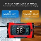 10a 12v 24v Car Smart Battery Charger For Lifepo4 Lithium Lead-acid Battery New