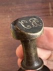 Rare Antique Brass Seal Wax 3 Boards