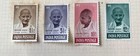 India 1948 Mahatma Gandhi Memorial Set Sg305-308 Complete Mh