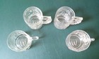 Batman Forever Dc Comics 1995 Mcdonalds Emboss Glass Mugs  2  Batman  2  Riddler