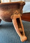 Antique Costa Rican mayan Zoomorphic Rattle Vessel Aka Chocolate Pot