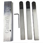 3 4pcs Steel Guitar Nut Files And Fret Crowning Tool Kit Set For Luthier Repairs