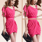 Ladies Women Sexy Bodycon Party Ball Cocktail Evening Short Hip Wrap Skirt Dress