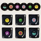 3 Kinds Of Coasters With Holder Silicone Cork Cup Pad Tea Drink Coffee Mat Decor