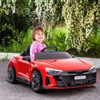12v Vibrant Red Electric Ride-on Car For Kids 3-6 With Remote Control